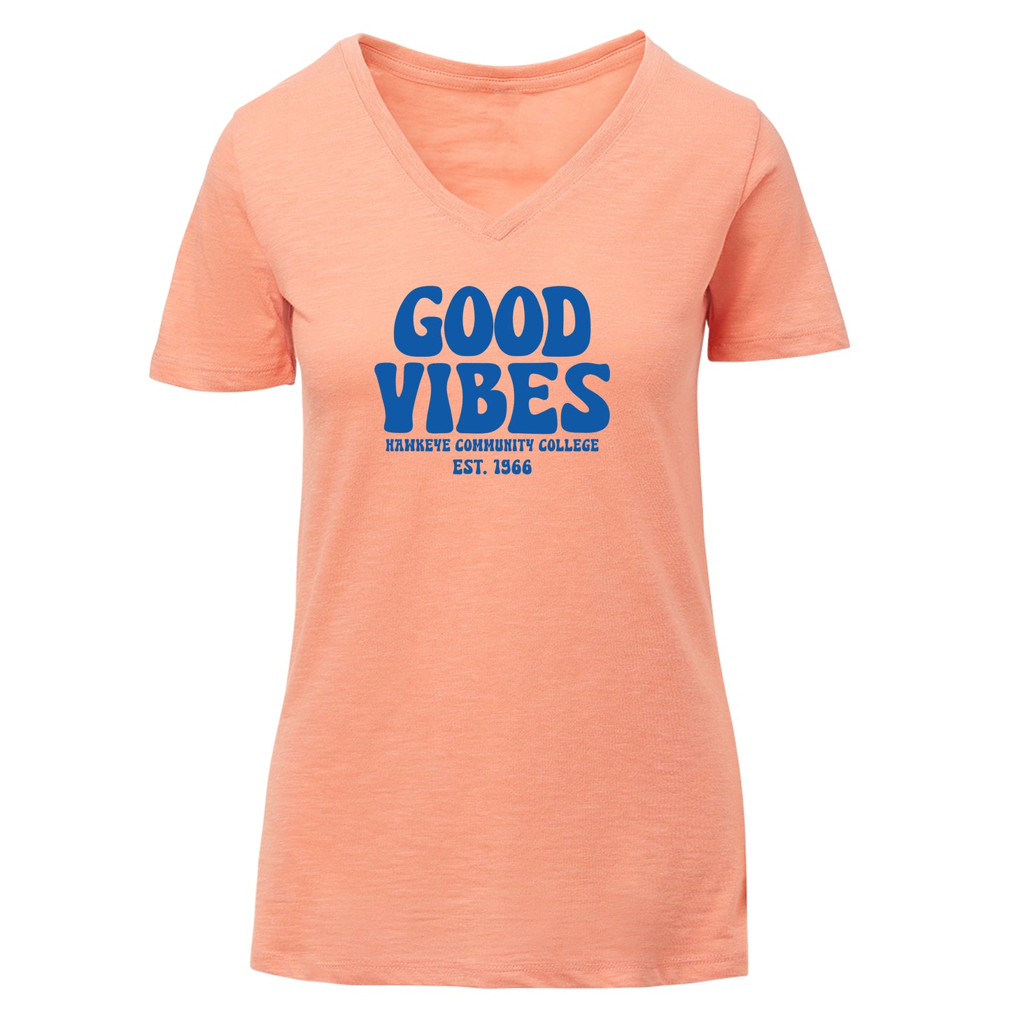 Vera Ringspun Slub V-Neck Tee